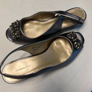 Liz Claiborne  low heeled shoes- called Helena in Pewter.